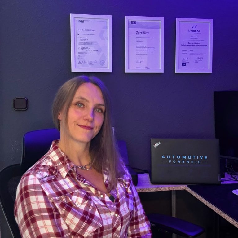 Melanie Mertin, Organisation und Verwaltung bei Automotive Forensic Organisation und Verwaltung